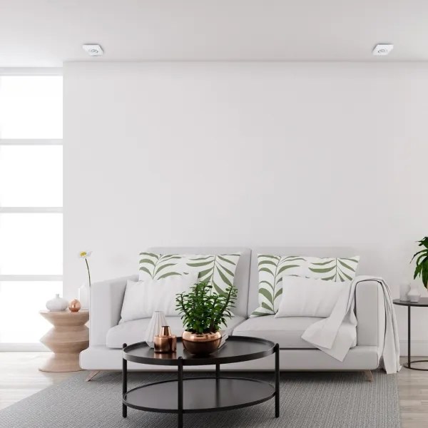 Faretto da incasso NUSA 1xGU5,3/MR16/50W/12V quadrato bianco