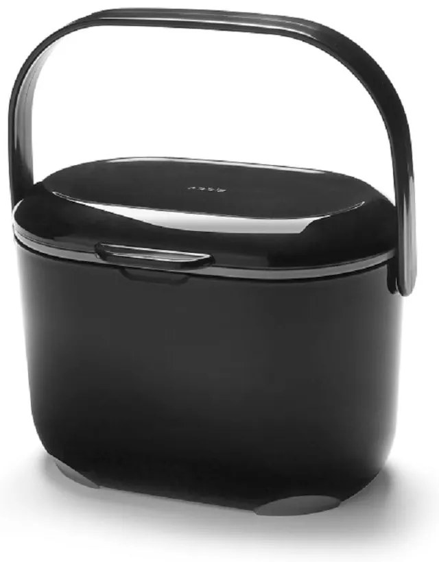 Contenitore nero per rifiuti compostabili 2,5 l - Addis