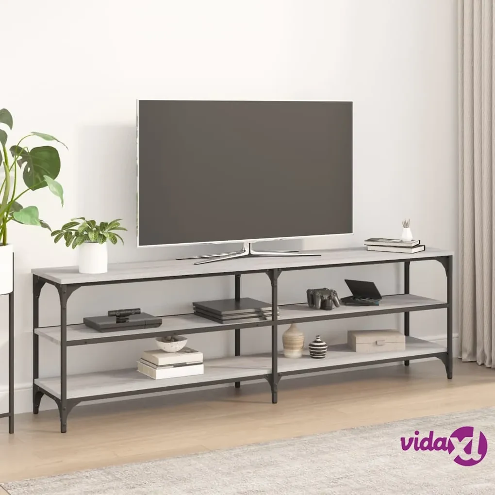 Mobile Porta TV Bianco 69,5x30x50 cm in Legno Multistrato