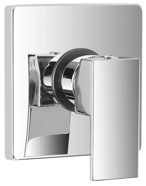Set miscelatori lavabo bidet e doccia a incasso cromo lucido Kubo