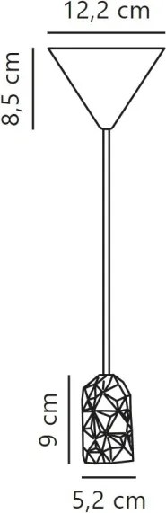 Nordlux - Cavo di alimentazione HANG 1xE27/40W/230V bianco