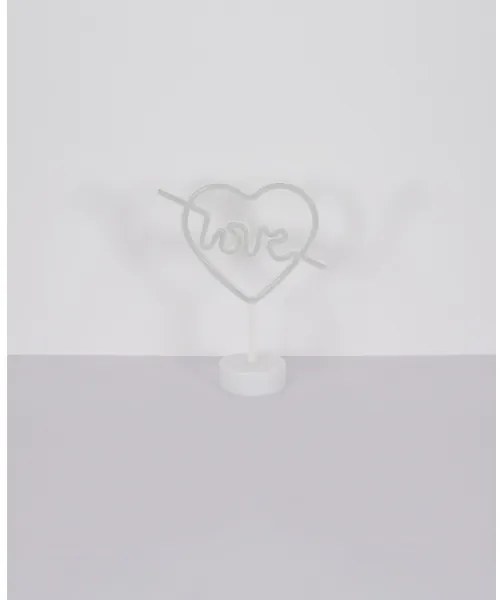 Globo 28066 - Decorazione da tavolo LED Neon ARMOR LED/2W/3xAA cuore