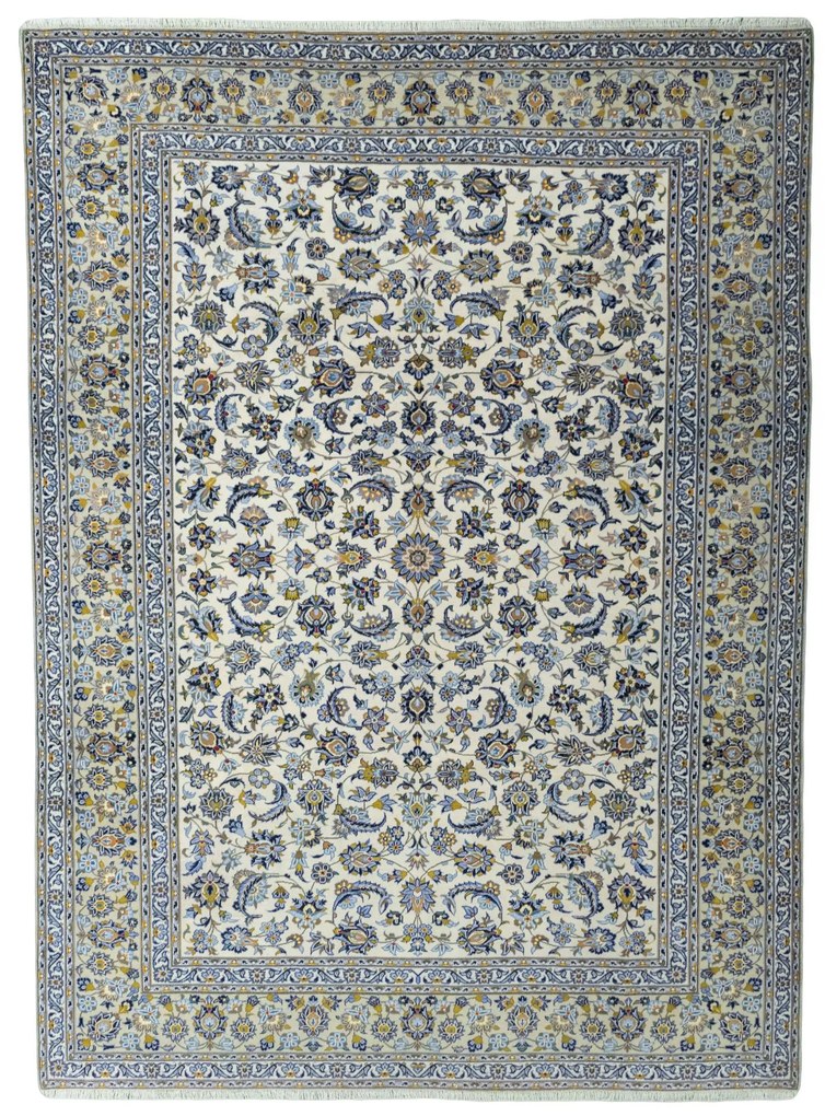 Kashan Tappeto persiano 280 x 380 Beige (Iran) Annodato A Mano