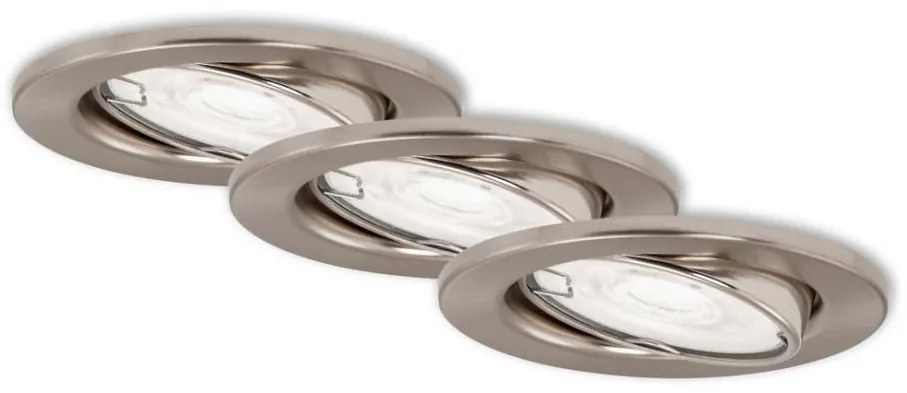 Briloner 7182-032-SET 3xLED luce da bagno dimmerabile 1xGU10/5W/230V IP23