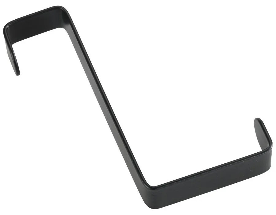 Set di 4 ganci per porte in nero opaco - Wenko