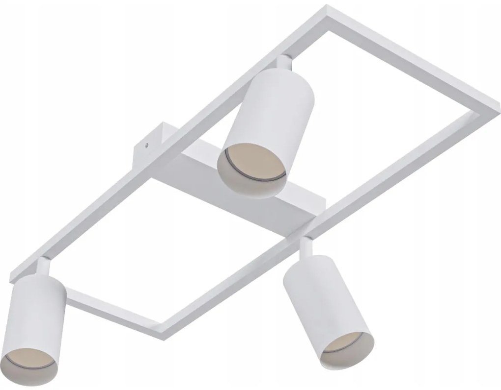 Faretto da soffitto 3xGU10/30W/230V bianco