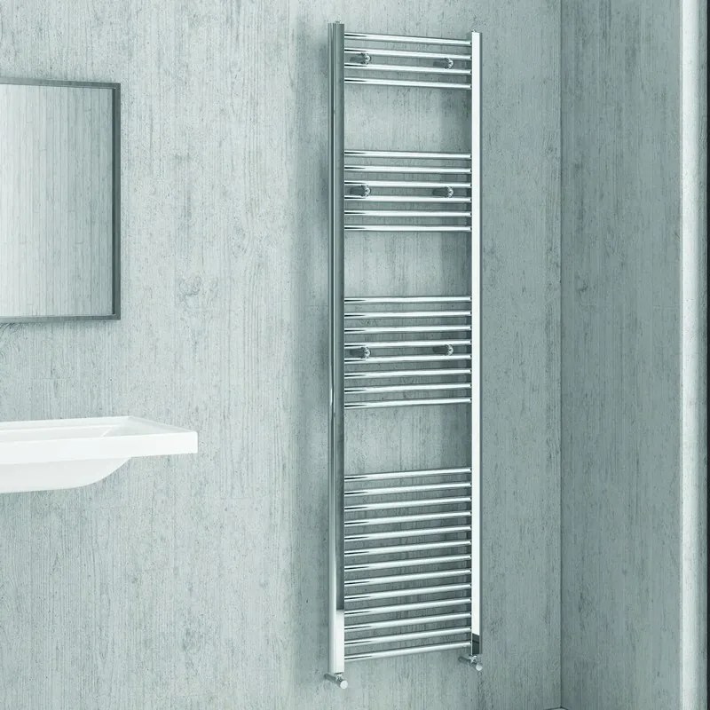 Kamalu - radiatore bagno cromo 1720x450mm modello kam-382c