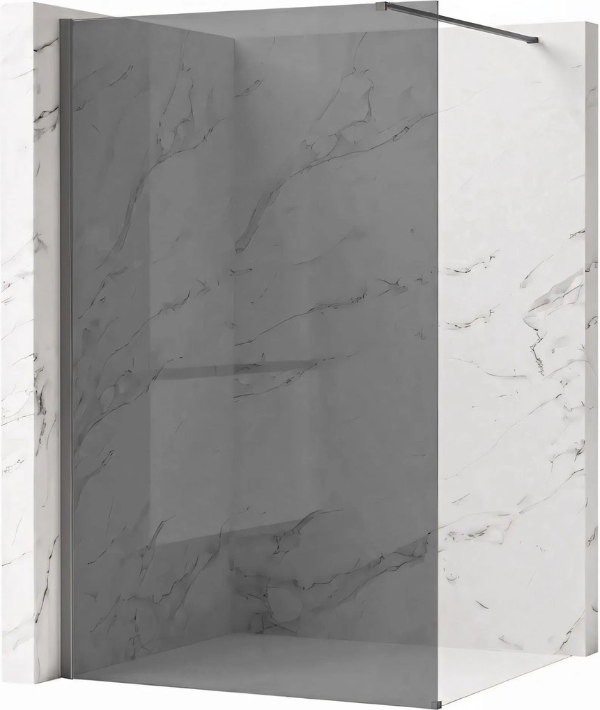 Parete doccia Rea Flexi Grey / Titan 90