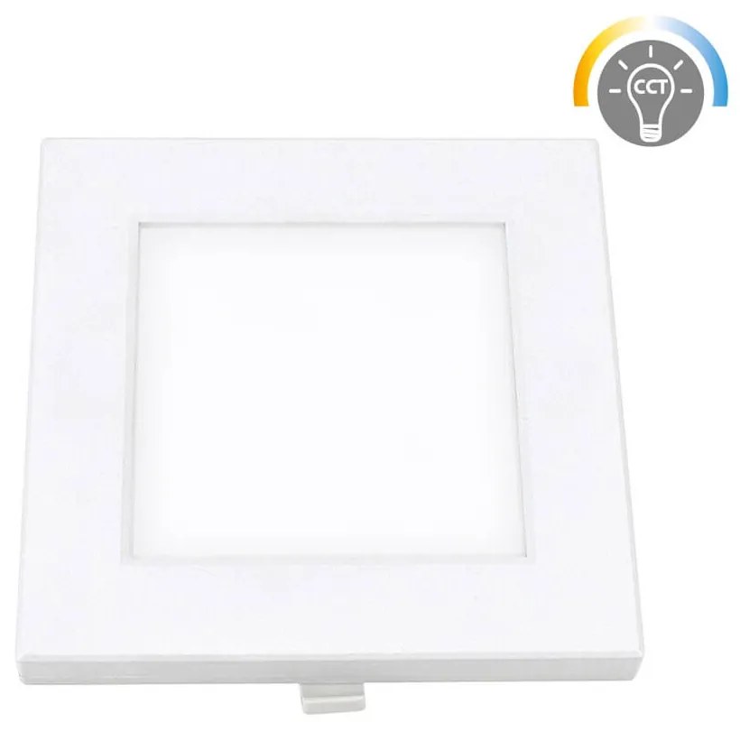 Faro da incasso 12W con Incasso Regolabile da 55 a 150mm, IP20 - CCT Colore Bianco Variabile CCT