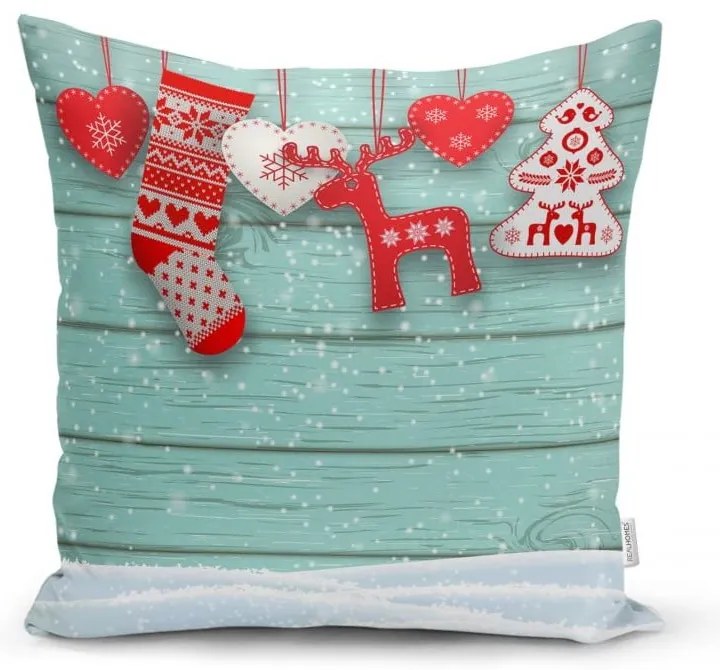 Set di 4 federe natalizie e runner da tavola Winter Wonderland - Minimalist Cushion Covers