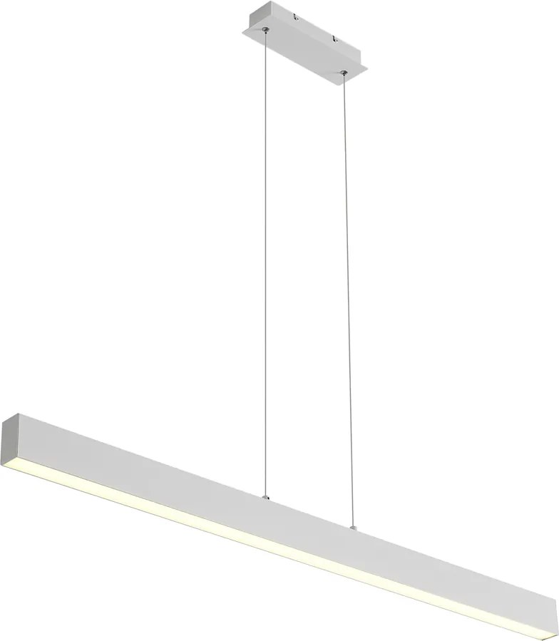 Lampada a sospensione bianca con LED dimmerabile a 3 livelli 2700-4000K con dip switch - Keane