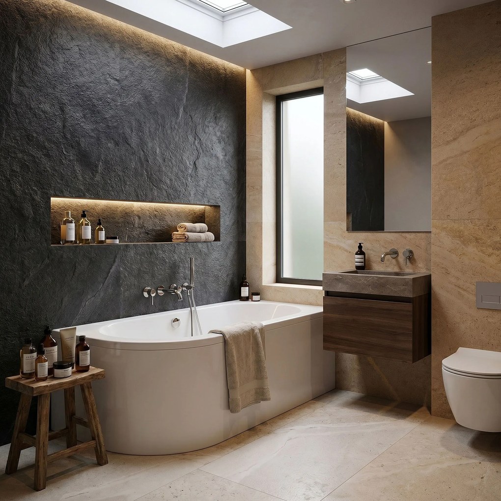 Vasca bagno Rea Orion Right 160cm