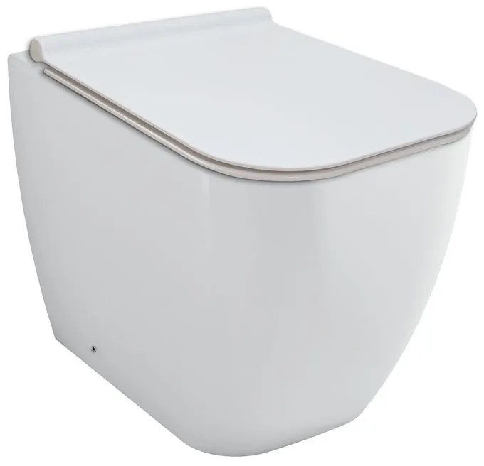 Vaso WC filomuro KERASAN smash, sedile incluso P 52 x L 36 x H 40 cm bianco