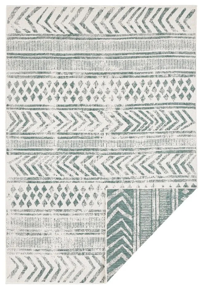 Tappeto da esterno verde e crema , 200 x 290 cm Biri - NORTHRUGS