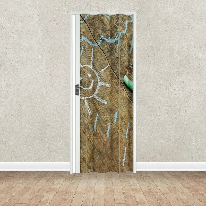 Porta a soffietto Digitale Children in pvc multicolore L 89.5 x H 214 cm