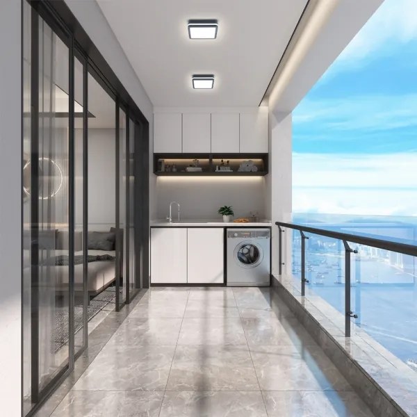 Brilagi - Lampada LED da esterno con sensore BENE LED/18W/230V 22x22 cm IP54