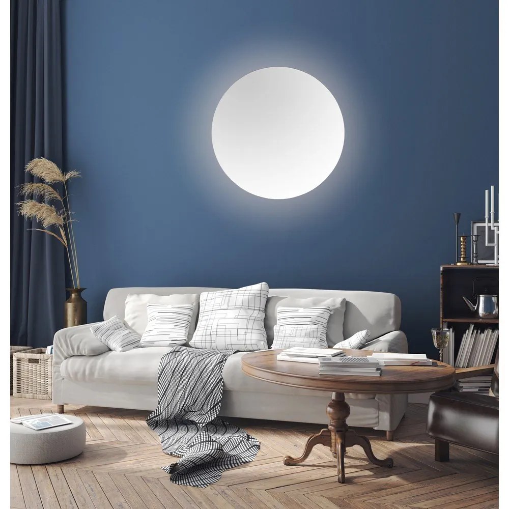 Specchio a parete con illuminazione ø 60 cm Luna - Mirrors and More
