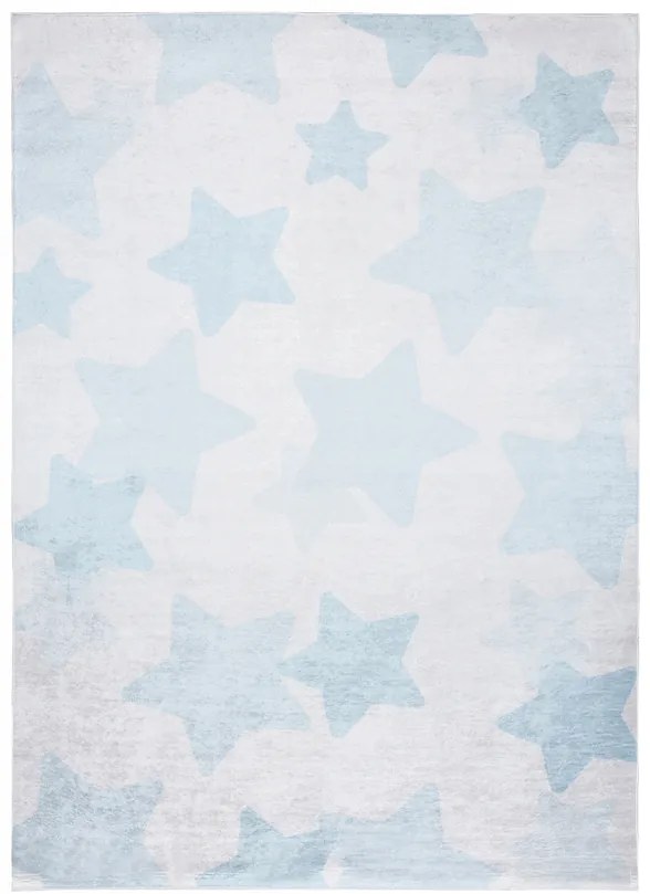 Tappeto per bambini con motivo di stelle blu Larghezza: 120 cm | Lunghezza: 170 cm