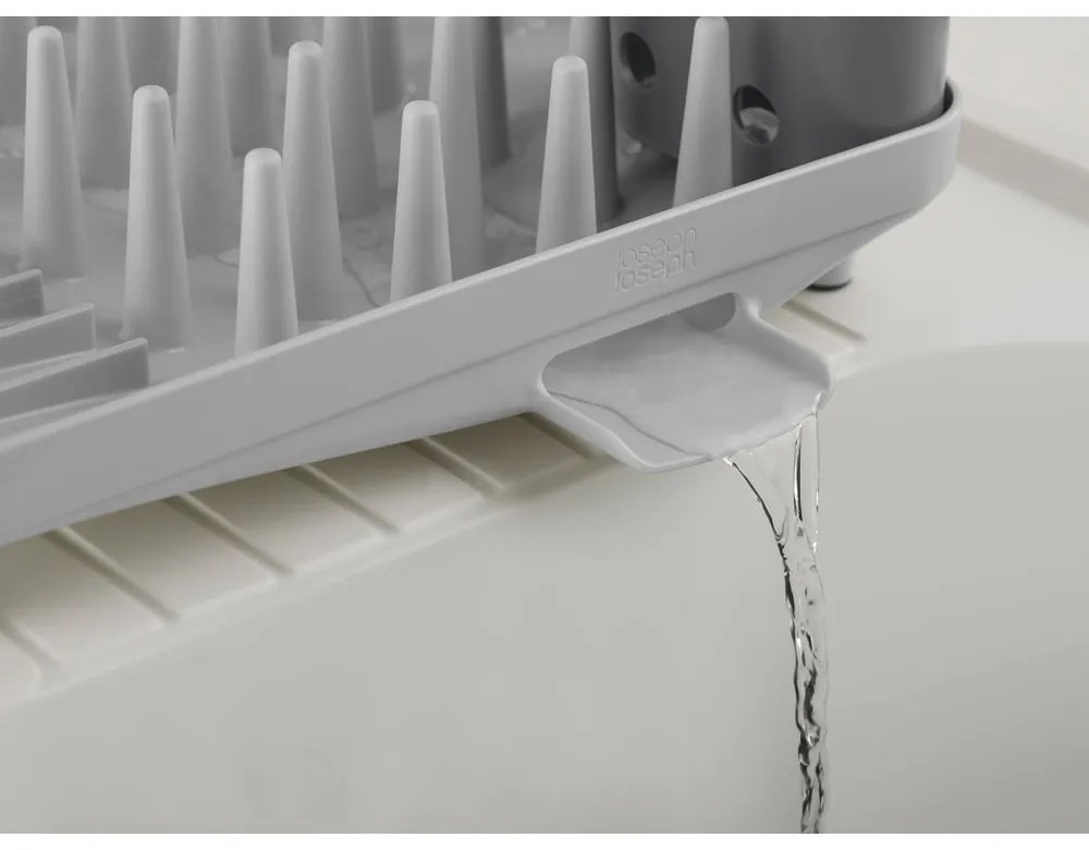 Vassoio di raccolta in plastica grigio chiaro 33,5x31,5 cm Duo - Joseph Joseph