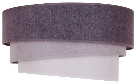 Duolla - Plafoniera TRIO 1xE27/15W/230V diametro 45 cm antracite/grigio/bianco