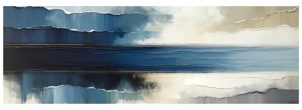 Quadro su tela – Respiro dell’oceano in tonalità delicate
