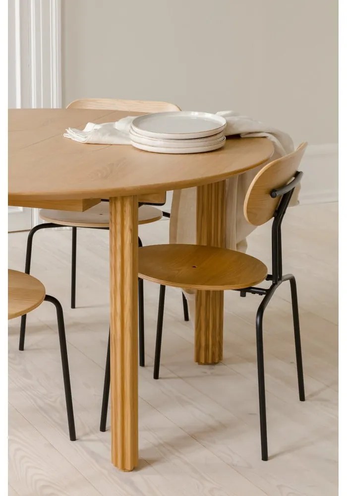 Sedie da pranzo in crema e oro Curious - UMAGE