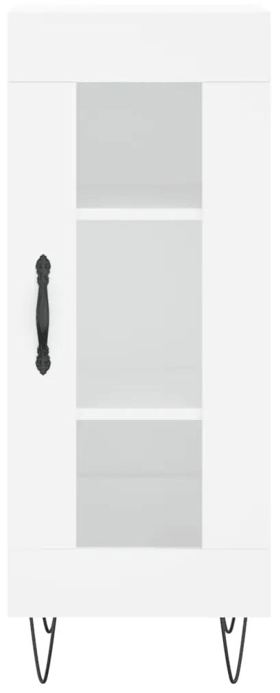 Credenza bianca 34,5x34x90 cm in legno multistrato