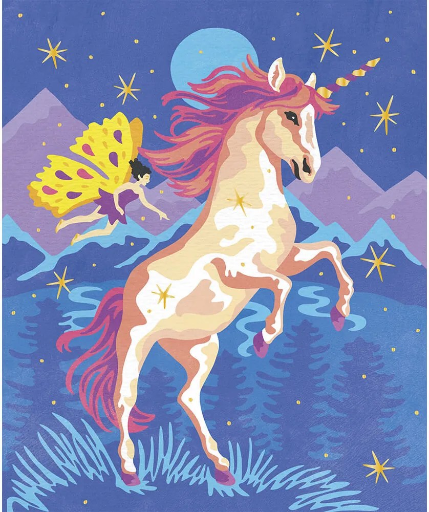 Atelier per bambini maxi - Pittura con i numeri - Unicorni