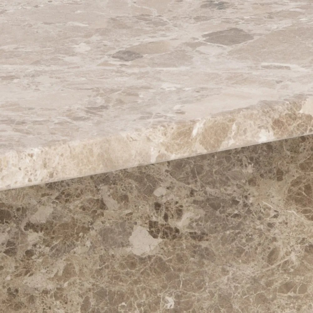 Tavolino in marmo beige 90x90 cm Vega - Actona