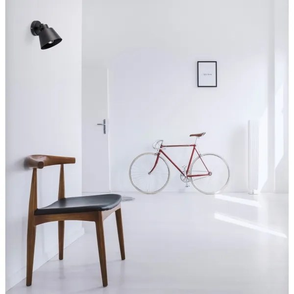 Brilagi - Faretto da parete TECHNO 1xE27/60W/230V nero