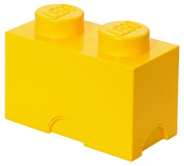 Scatola doppia gialla per l'immagazzinamento - LEGO®