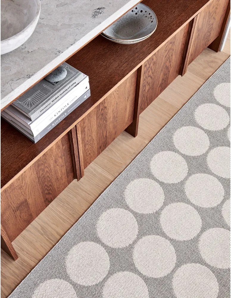 Passatoia da interno/esterno beige/color crema 70x320 cm Hugo Linen Vanilla – Pappelina