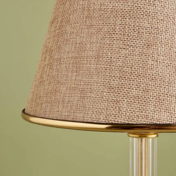 Lampada da tavolo AYD 1xE27/40W/230V beige/oro