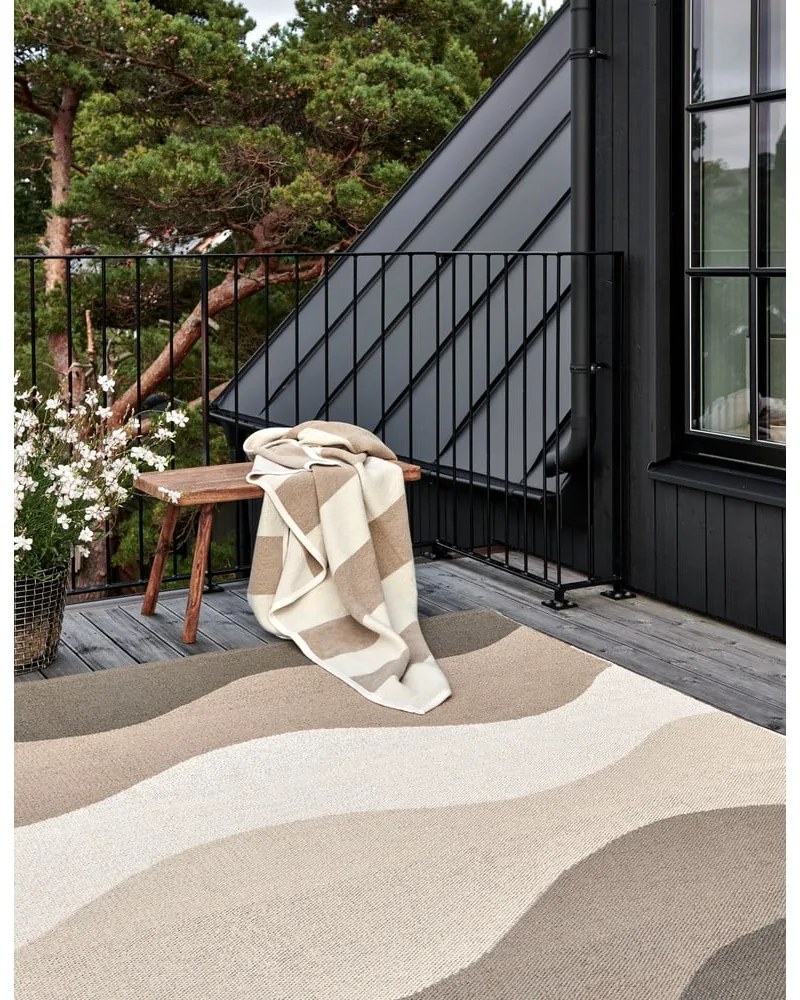 Tappeto da interno/esterno marrone/beige 70x100 cm Urvi Earth – Pappelina