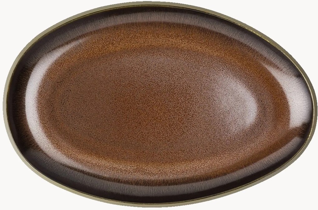 Piatto da portata in gres Jade