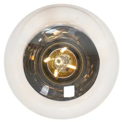 Set di 6 faretti da incasso moderni neri - Insight