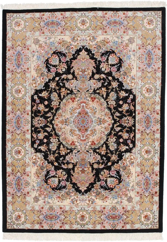 Tabriz Tappeto 150 x 210 Grigio (Iran) Annodato A Mano
