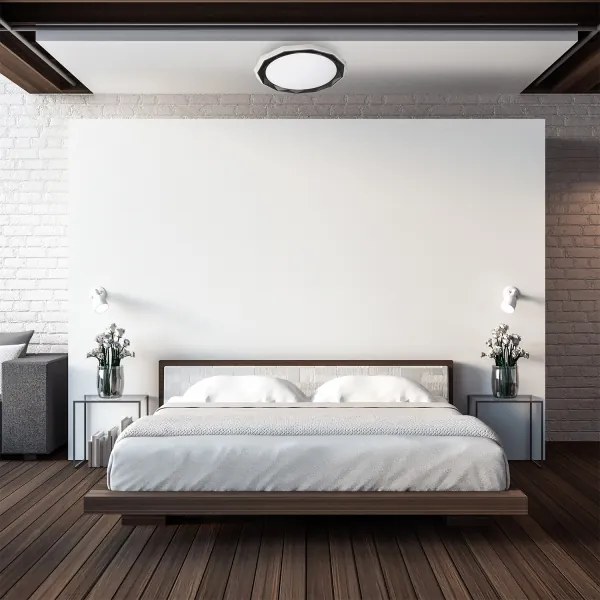 Plafoniera LED dimmerabile OSCAR LED/45W/230V 3000-6000K nero + +TC