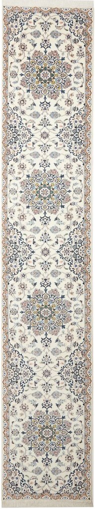 Nain Tappeto persiano 390x70 (Iran) Annodato A Mano