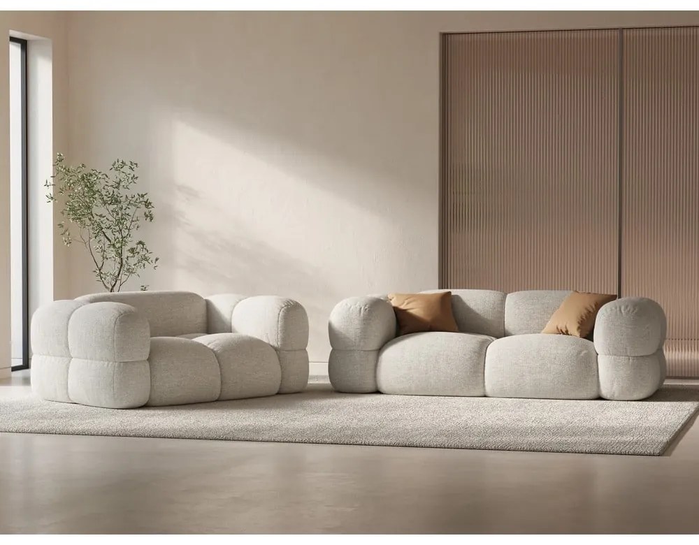 Divano beige 210 cm Loretto – Cosmopolitan Design