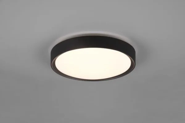 Plafoniera clarimo led ip44 d.33cm bordo cromo 659011832