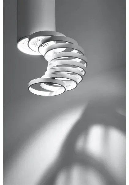 Lampadario a plafone TUBA 1xGU10/50W/230V bianco