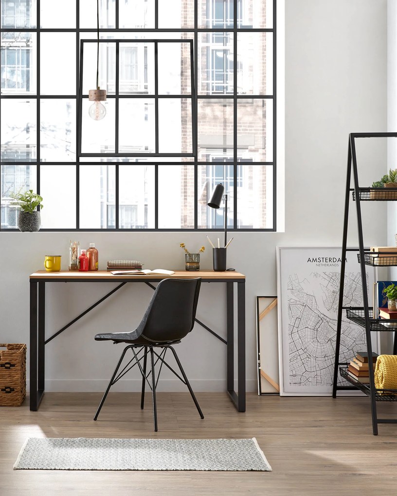 Kave Home - Scrivania rettangolare Talbot 120 x 60 cm nero