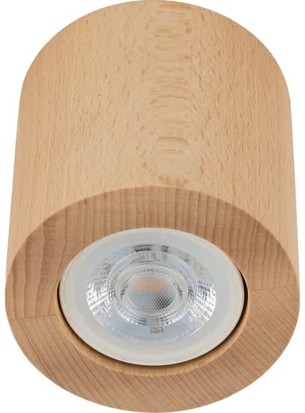 Faretto EVE 1xGU10/10W/230V faggio