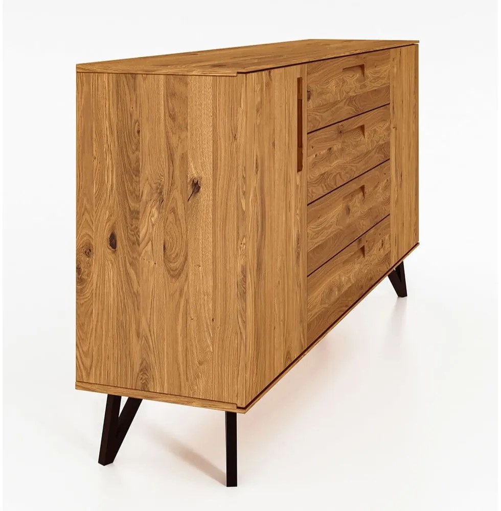 Cassettiera alta in rovere 182x100 cm Golo - The Beds