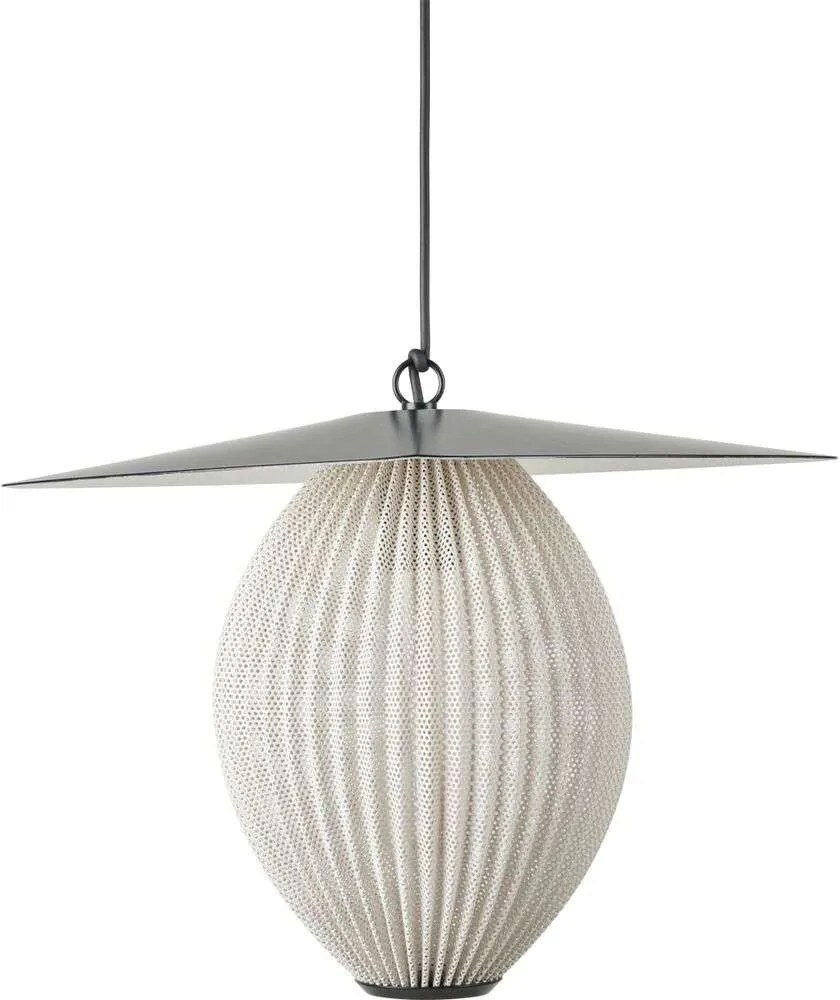 GUBI - Satellite Lampada da Esterno Sospensione Ø27 Cream White/Black GUBI