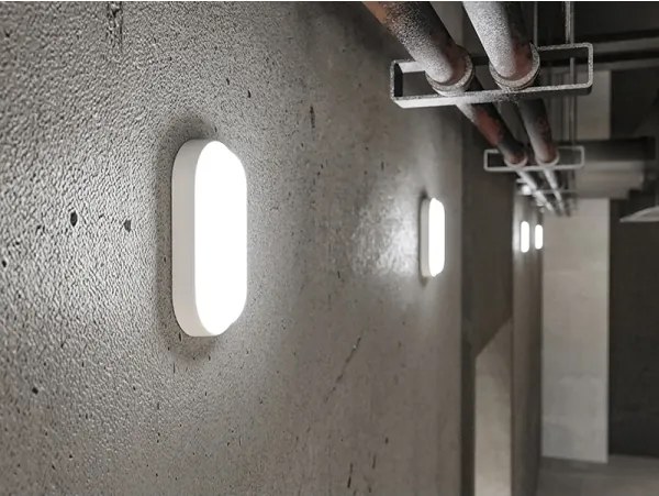 Applique da esterno LED 12W/230V IP54 bianca