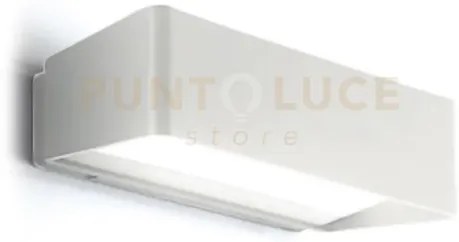 Ges760- applique bianca a led 4000k 1300lm 13w ip65 24,8cm