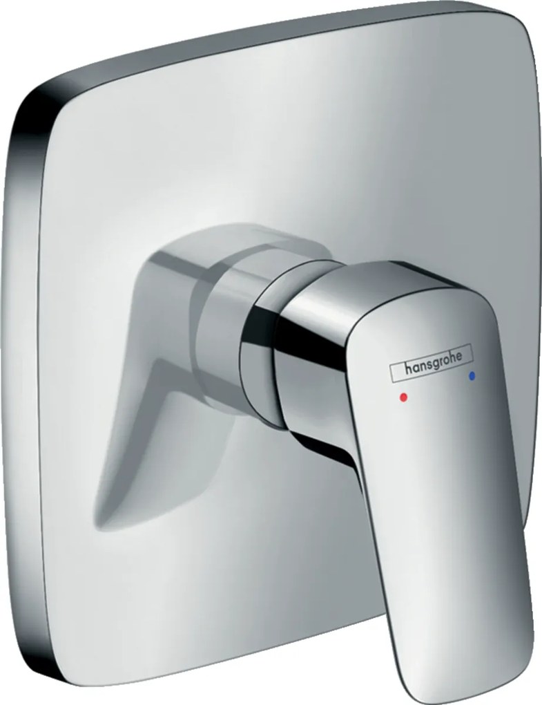 Miscelatore esterno quadro monocomando doccia ad alta portata senza parte incasso Cromo Hansgrohe Logis 71607000