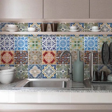 Decori creativi di Vietri | Adesivi per piastrelle